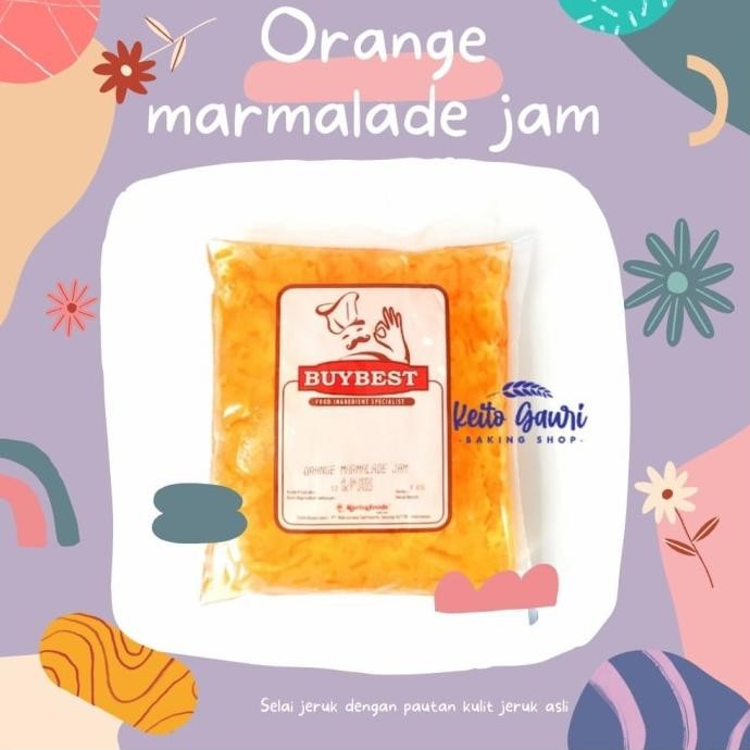 

SALE! ORANGE MARMALADE JAM SELAI JERUK DENGAN KULITJERUK ASLI 500 GRAM