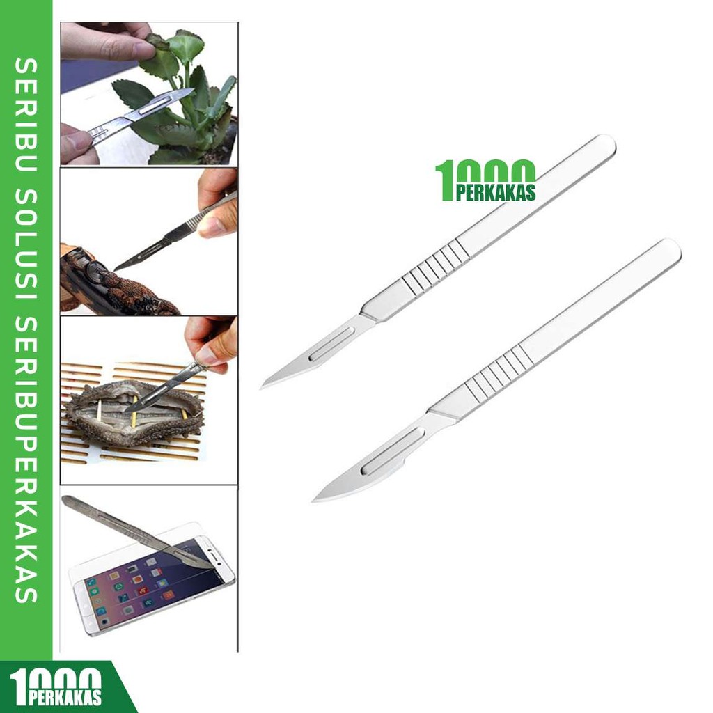 1P Bedah Pisau no 11 23 / Mata Gagang Surgical Blade Operasi
