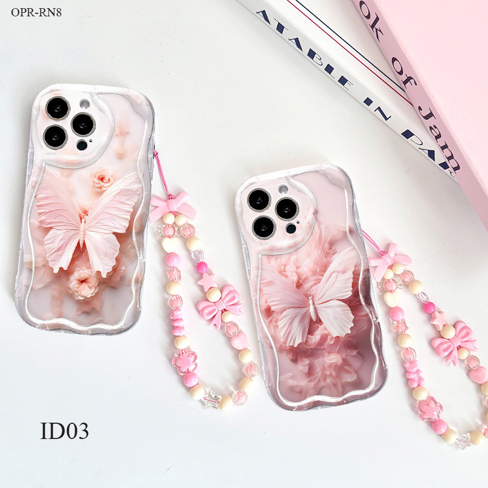 Casing Hp Untuk OPPO Reno 14F 13F 11 11F 10 8 8T 7 7Z 8Z 6 5 5F 4 4F R15 R17 Pro 4G 5G Tali Cassing 