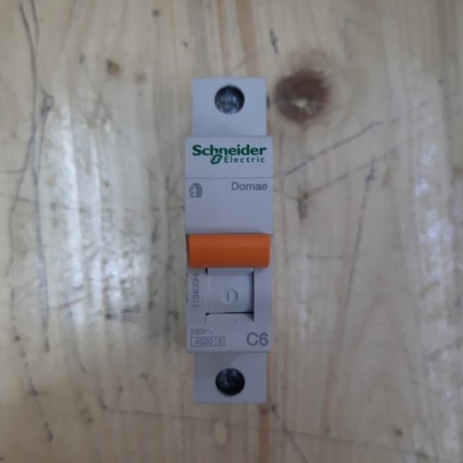 terbaru mcb dome 1p schneider 6 amper 1 phase