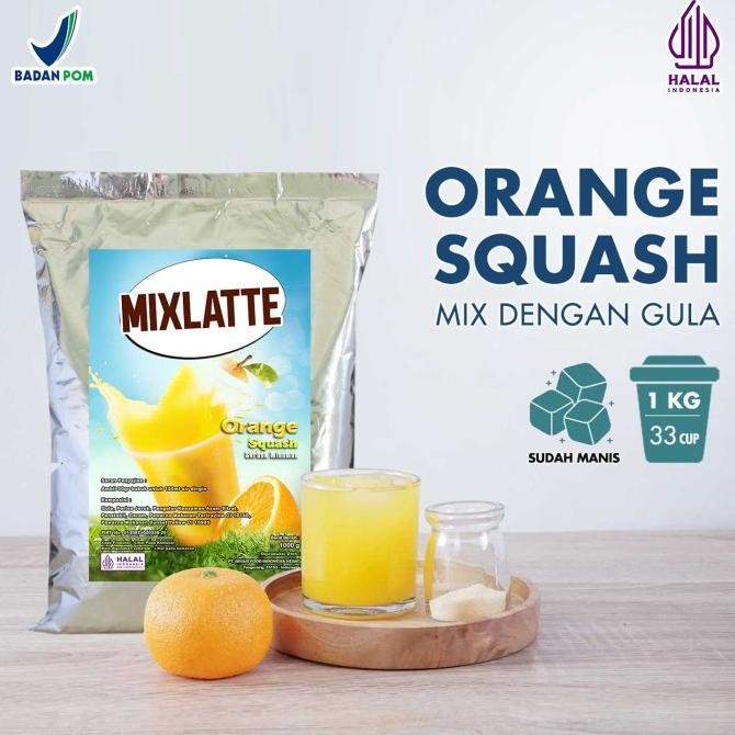 

SALE! BUBUK MINUMAN RASA JERUK PREMIUM ORANGE SQUASH 1KG