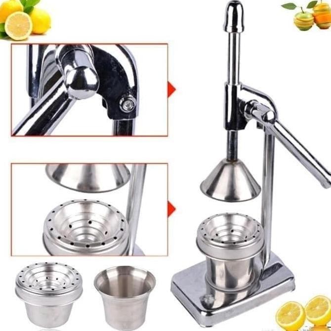 

SALE! ALAT PERASAN JERUK ORANGE JUICER MANUAL STAINLESS STEEL FUJINEX PERAS