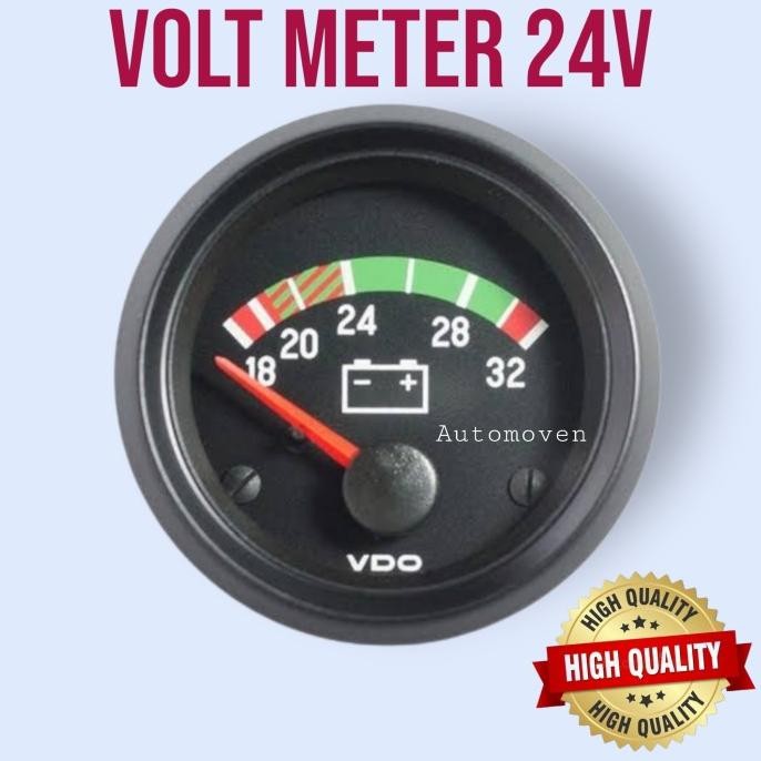 Promo VOLT METER ANALOG 24V MOBIL TRUK COD