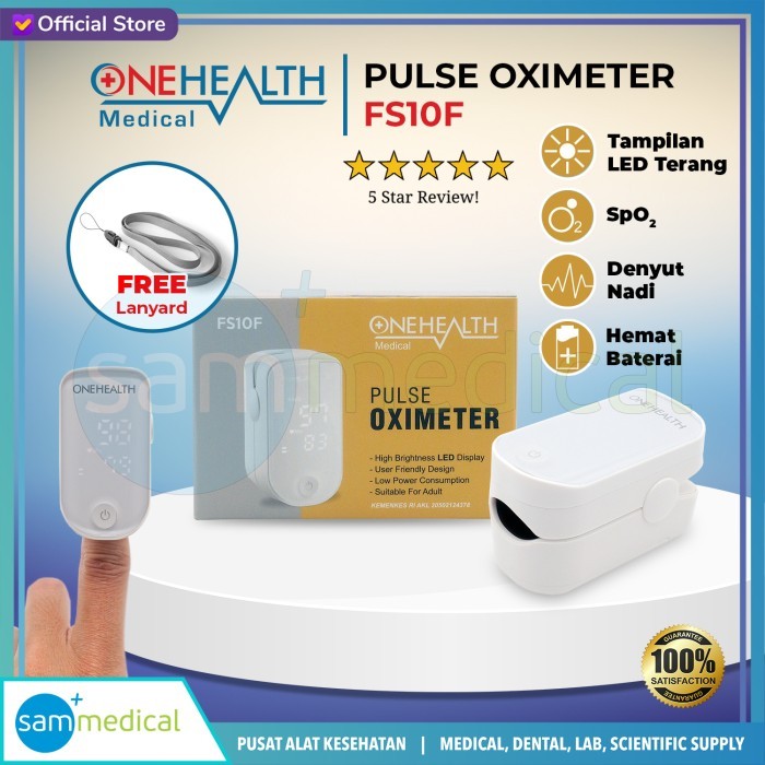 One Health Pulse Oximeter - FS10F /Saturasi Oksigen SpO2
