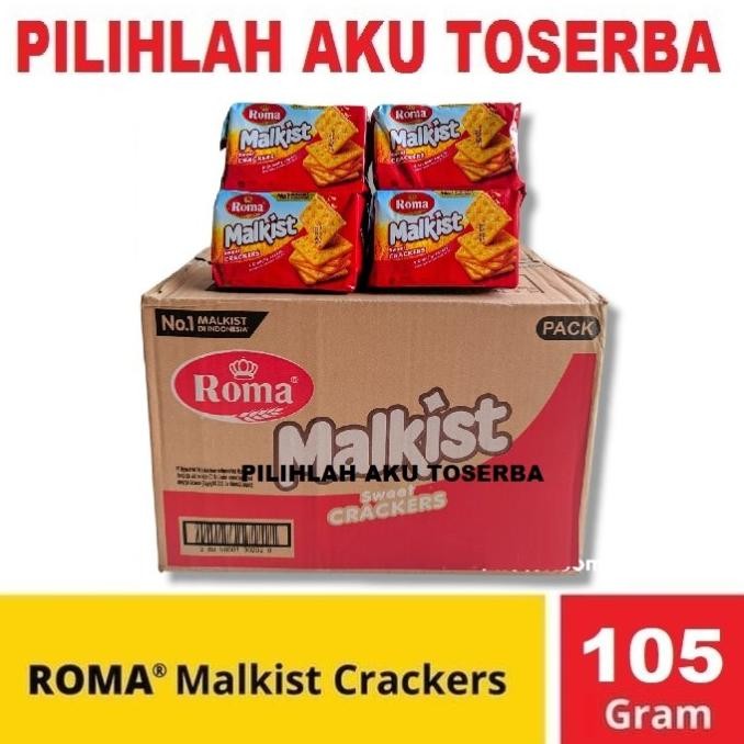 

Ele Biskuit Roma Malkist Crackers 105 Gr - ( 1 Dus Isi 30 )
