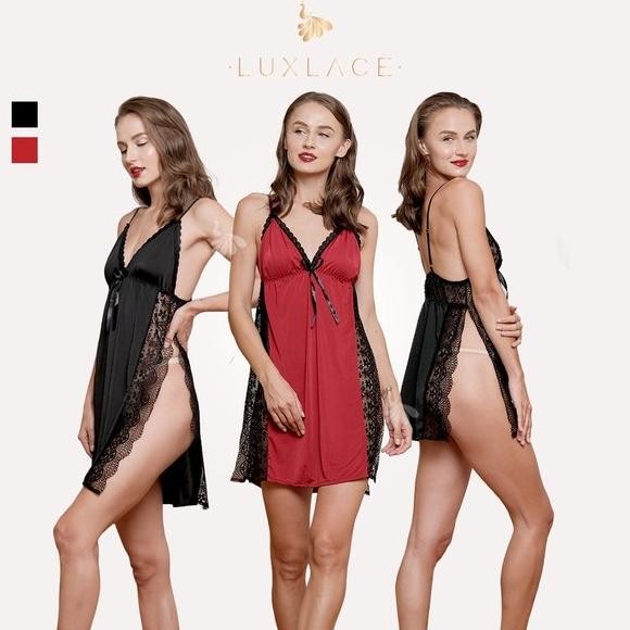 KLO Lingerie Sexy Baju Tidur Wanita  G string Dewasa Seksi Setelan Wanita Bahan Jersey 100%