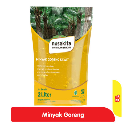 

Nusakita Minyak Goreng Sawit Pouch 2 L