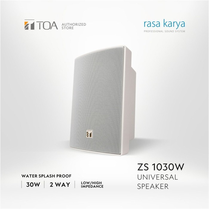 Speaker TOA ZS-1030 ZS1030 B W zs1030b zs1030w 1030b 1030w