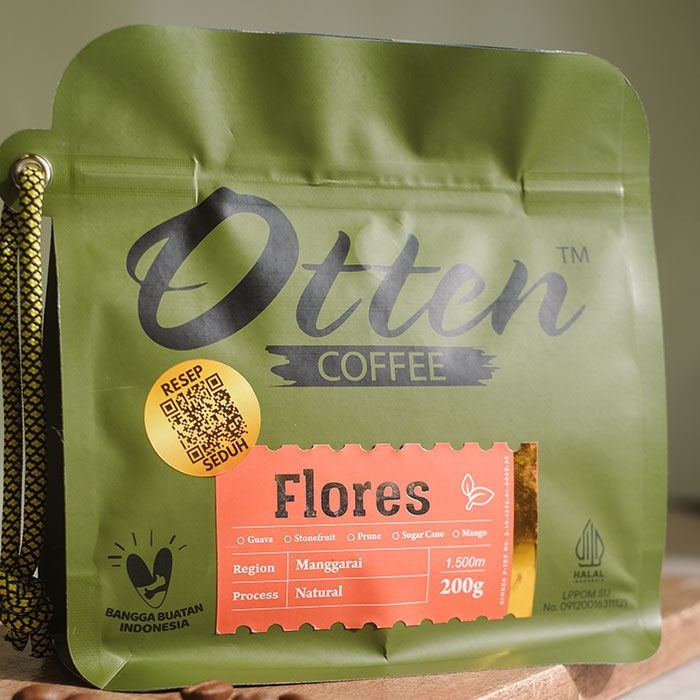 

KOPI ARABICA FLORES MANGGARAI NATURAL PROCESS 200G - OTTEN COFFEE