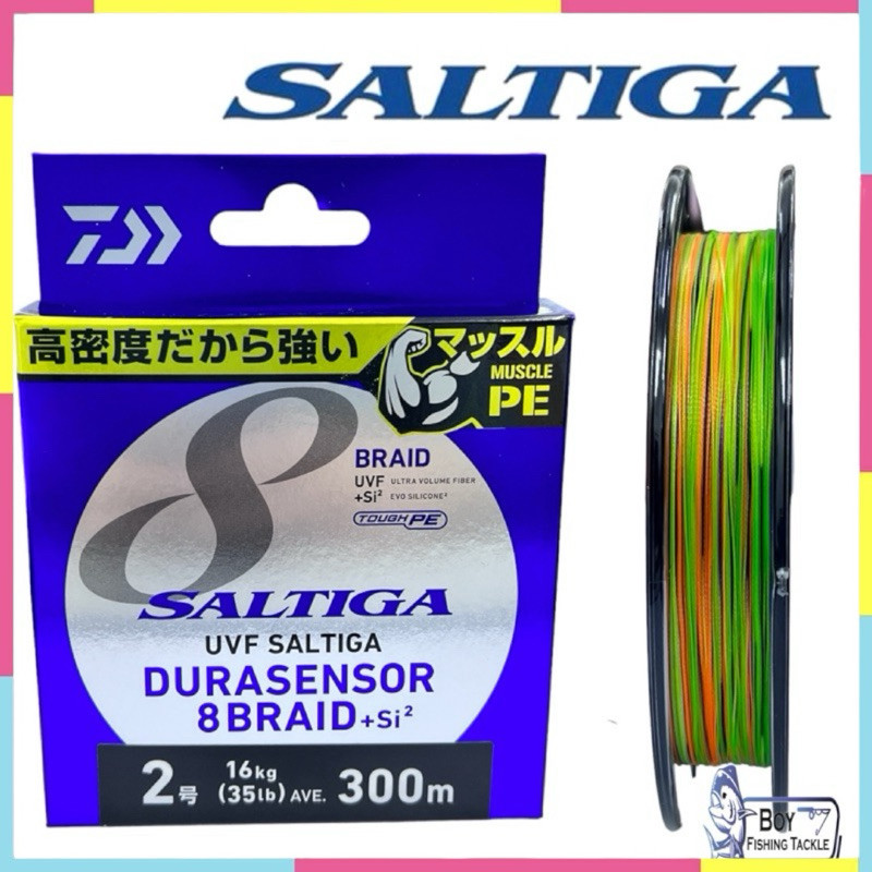 DAIWA SALTIGA DURASENSOR X8 BRAID UVF+SI2 PE LINE BRAIDED TALI BENANG MAIN LINE |gExg1Ihv|