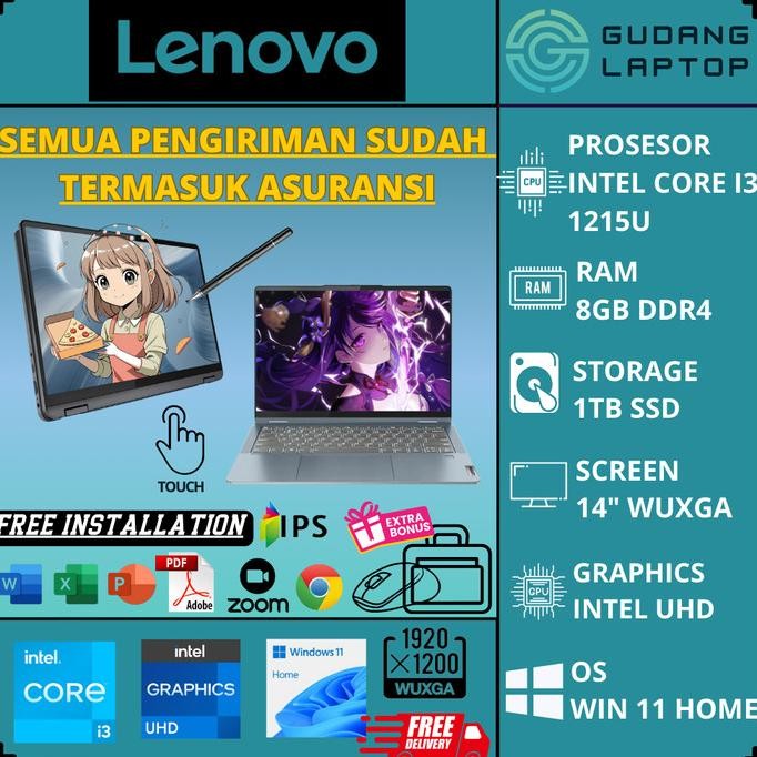 Lenovo 2In1 Ideapad Flex 5 14 I3 1115G4 4Gb 512Gb Fhd Touch W11 Grey