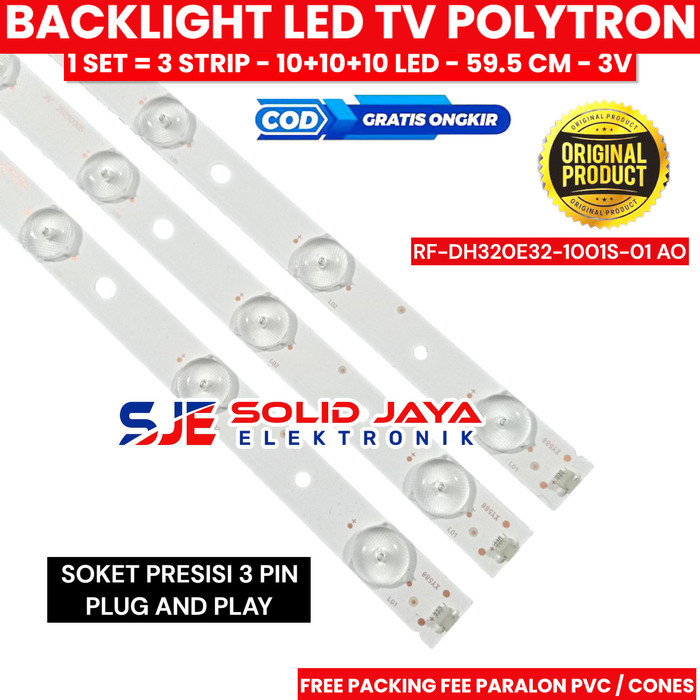 Backlight Tv Led Polytron Pld-32D100 Pld-32D700 Pld-32D758 Pld-32T900