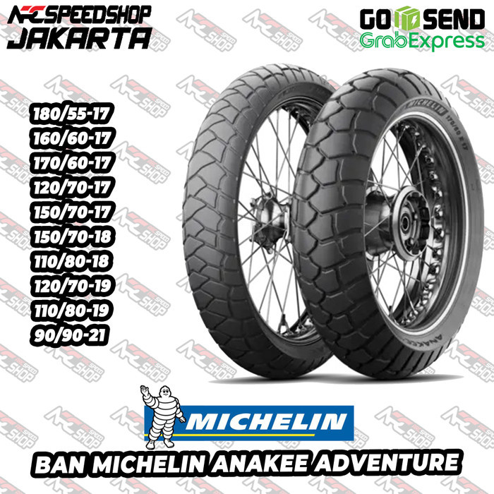 Ban Michelin ANAKEE ADVENTURE 180 55 R17 180/55-17 160 60 R17 160/60-17 170 60 R17 170/60-17 120 70