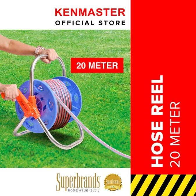 Water Hose Reel Selang Air Gulungan / Gulungan Selang / Selang Air Gulung 20 Meter - KM20