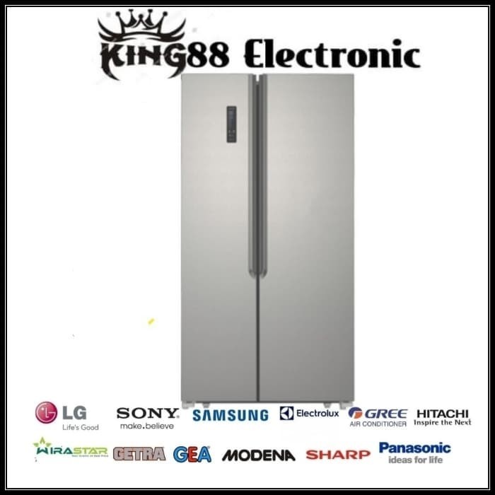 KULKAS SIDE BY SIDE GEA G2D-563 INVERTER [Inox]
