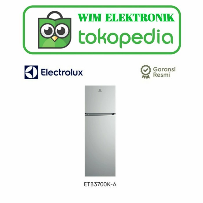 kulkas 2 pintu Electrolux ETB 3700 K-A / ETB3700K-A / ETB 3700K-A