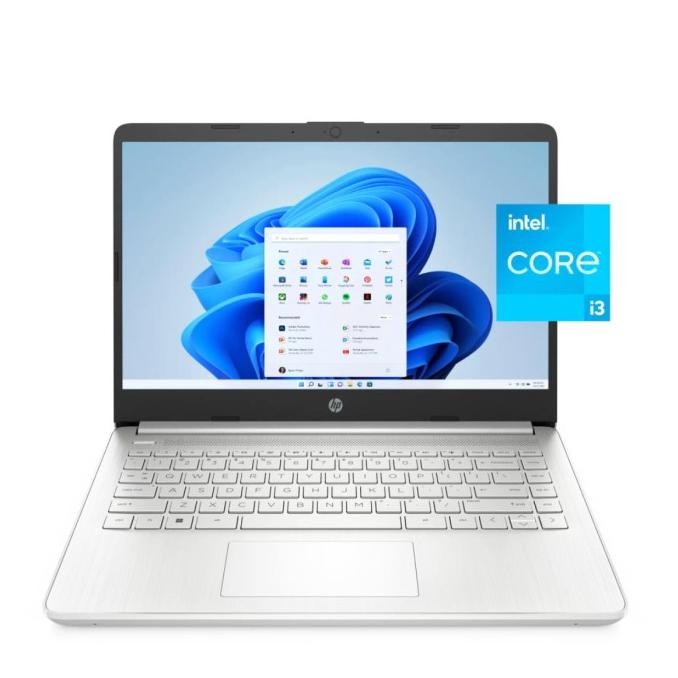 Laptop Hp Intel Core I3 Gen 12 Th Silver Windows 11 Original