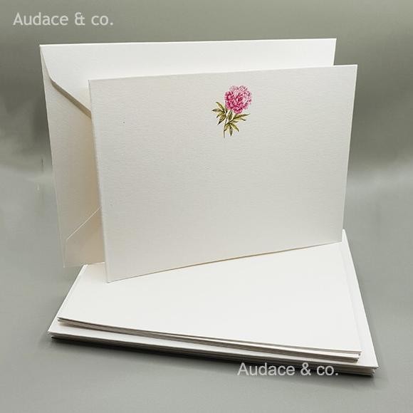 

9 Pcs/Set Kartu Amplop Ucapan Kosong Blank Card "Peony