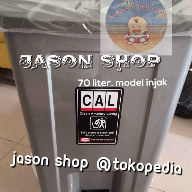 Tempat Sampah Besar Shinpo 70 Liter (Model Injak)/Tempat Sampah Shinpo