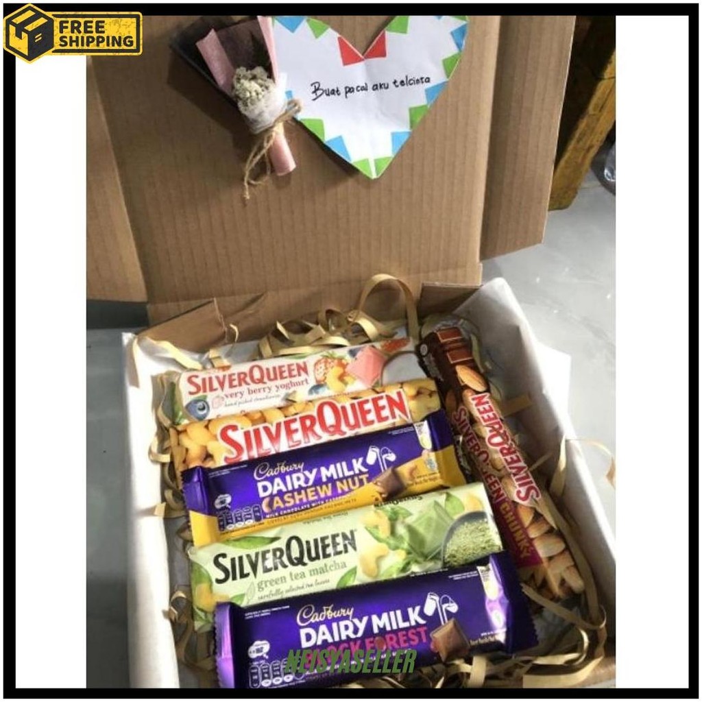 

(Free Greeting Card) Snack Box Coklat Edition 2 / Snack Box / Hampers Snack / Hampers Hadiah Wisuda Cod