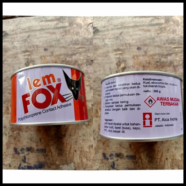 

Lem Kuning Fox Kaleng 300 Gram Aibon Super Glue
