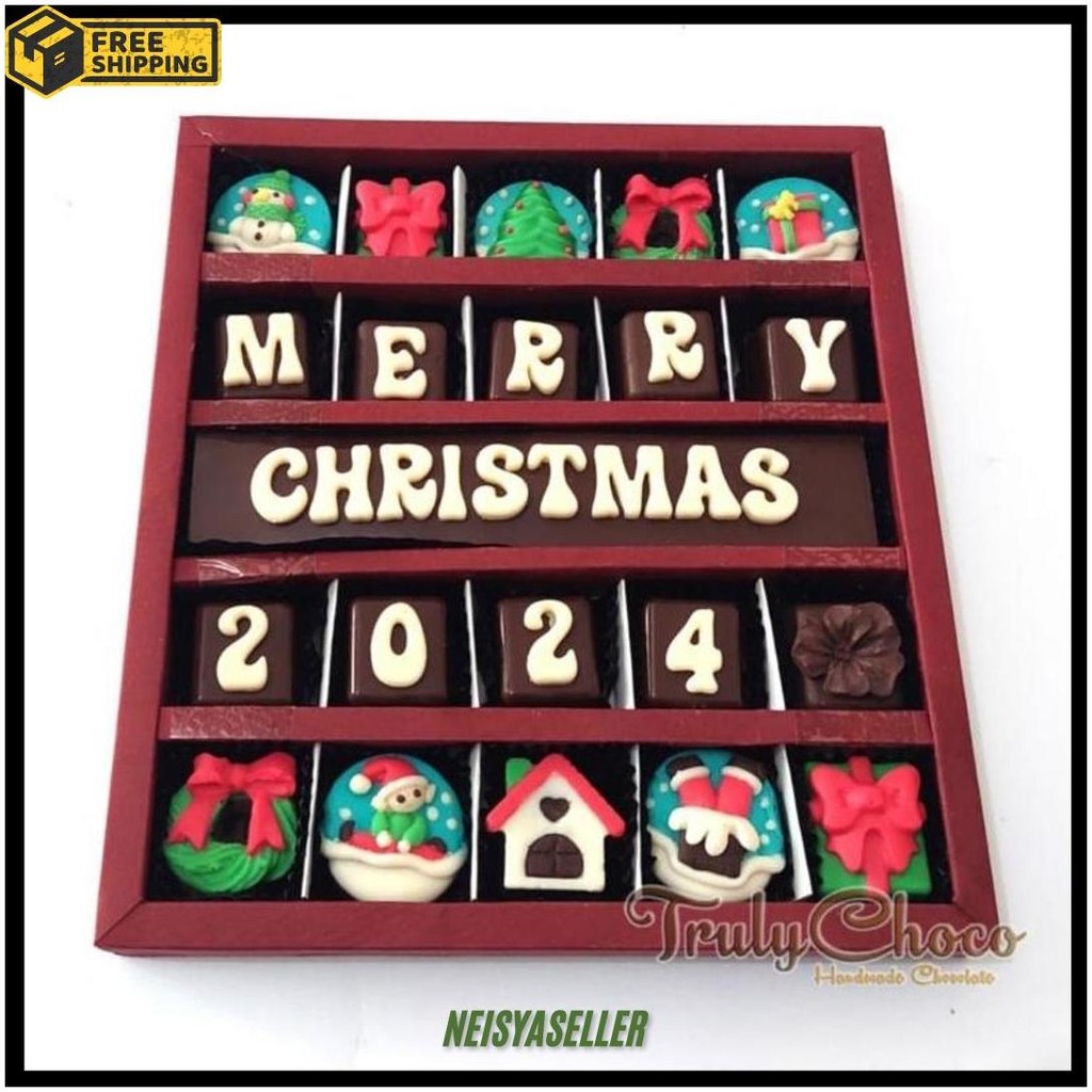 

Kado Hampers Natal Special 2024 Coklat Trulychoco Isi 15-28 Siap Kirim