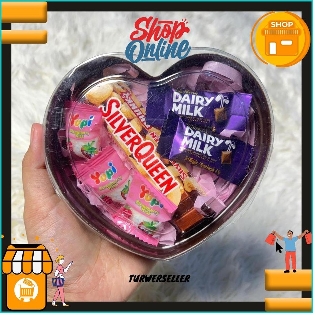 

(Langsung Kirim) Hampers Coklat Kado Mini Giftbox Lampu Love Valentine (Kdw176 Siap Kirim