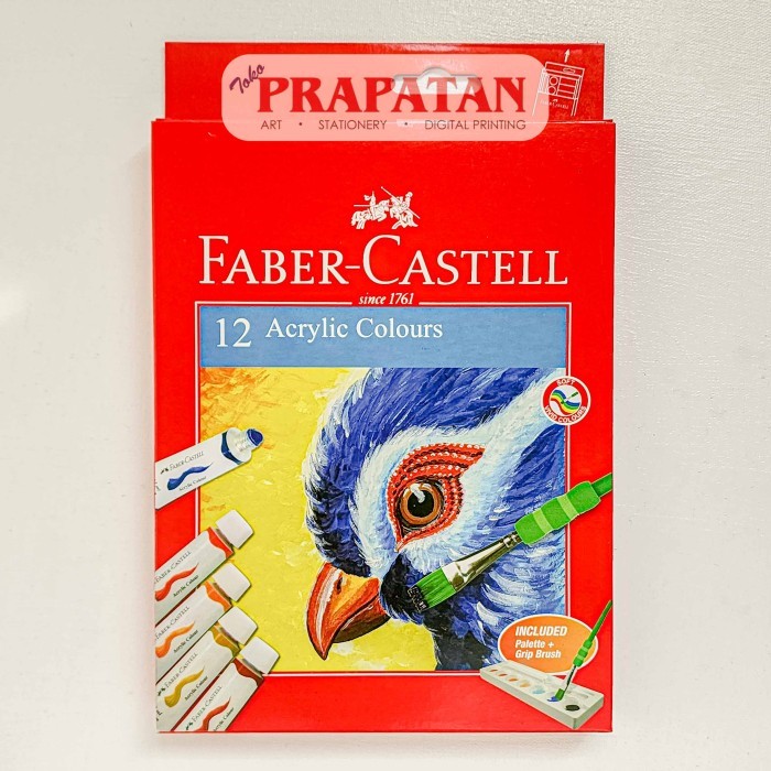 

Cat Akrilik Set Faber Castell 12x12ml | Faber Castell Acrylic Set