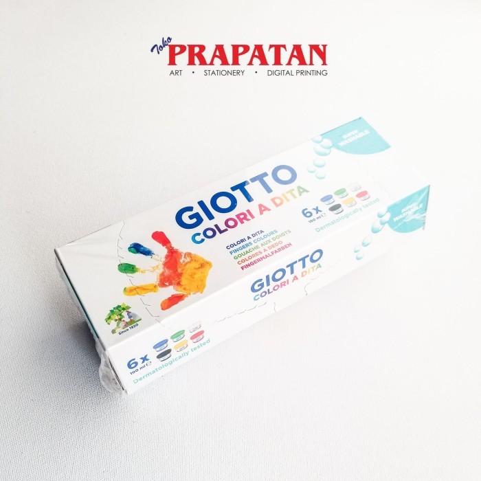 

Giotto Finger Paint Box 6x100ml Colori A Dita