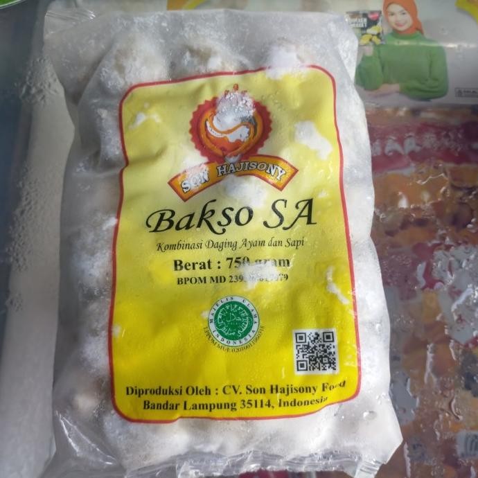

Bakso Sony SA Lampung 750 gr Tanpa Bumbu Bakso