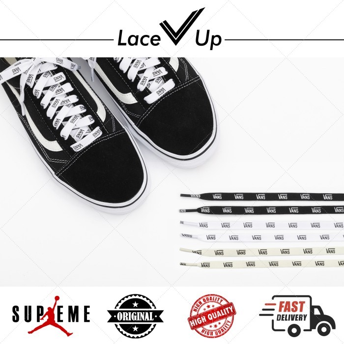 Terlaris Tali Sepatu Vans Flat Printed Laces Vans Shoelaces SALE