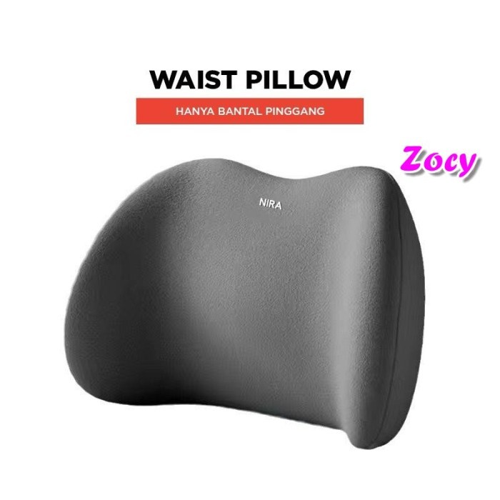 Bantal Leher dan Bantal Pinggang Mobil / Kursi Kerja / Kursi Gaming