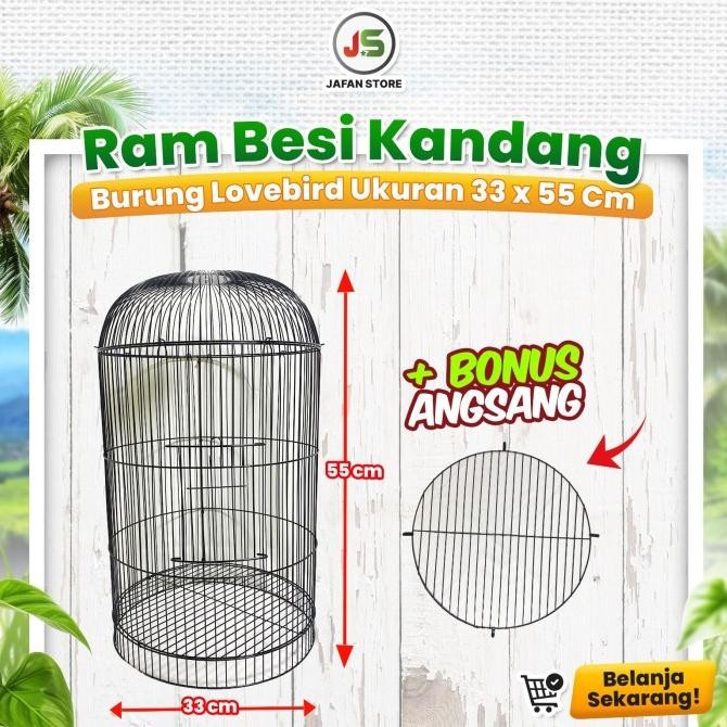 Ram Besi Sangkar Burung Love Bird Kandang Lovebird