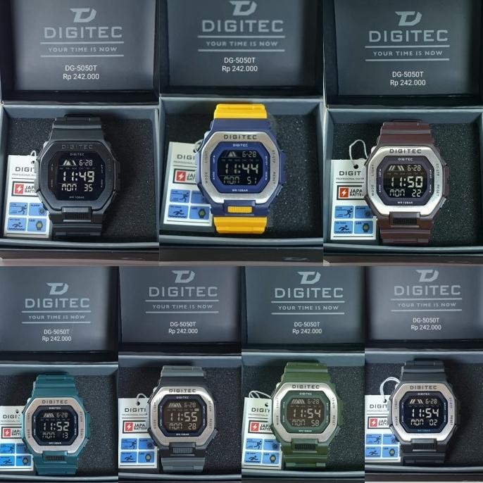 Jam Tangan Pria Digitec Dg5050 Dg 5050 Dg 5050T Original