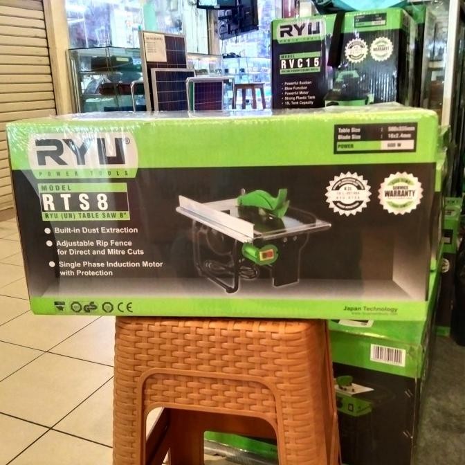 Berkualitas Ryu Rts 8 Tabel Saw / Mesin Meja Potong Ryu 8 In