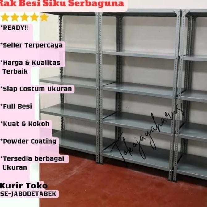 Rak Besi Siku 5 Susun 100X40X200
