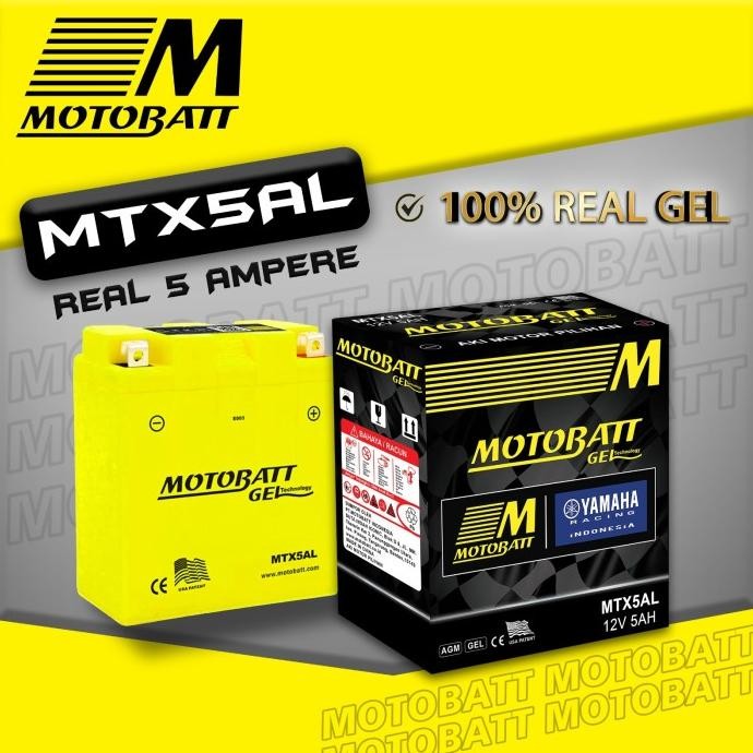 Aki Kering Motor Vega Zr Lama Mtx5Al Motobatt