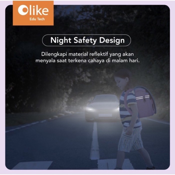 OLIKE BAG RANSEL ANAK ORTHOPEDIC BAG - EDUTOYS - GARANSI RESMI OLIKE