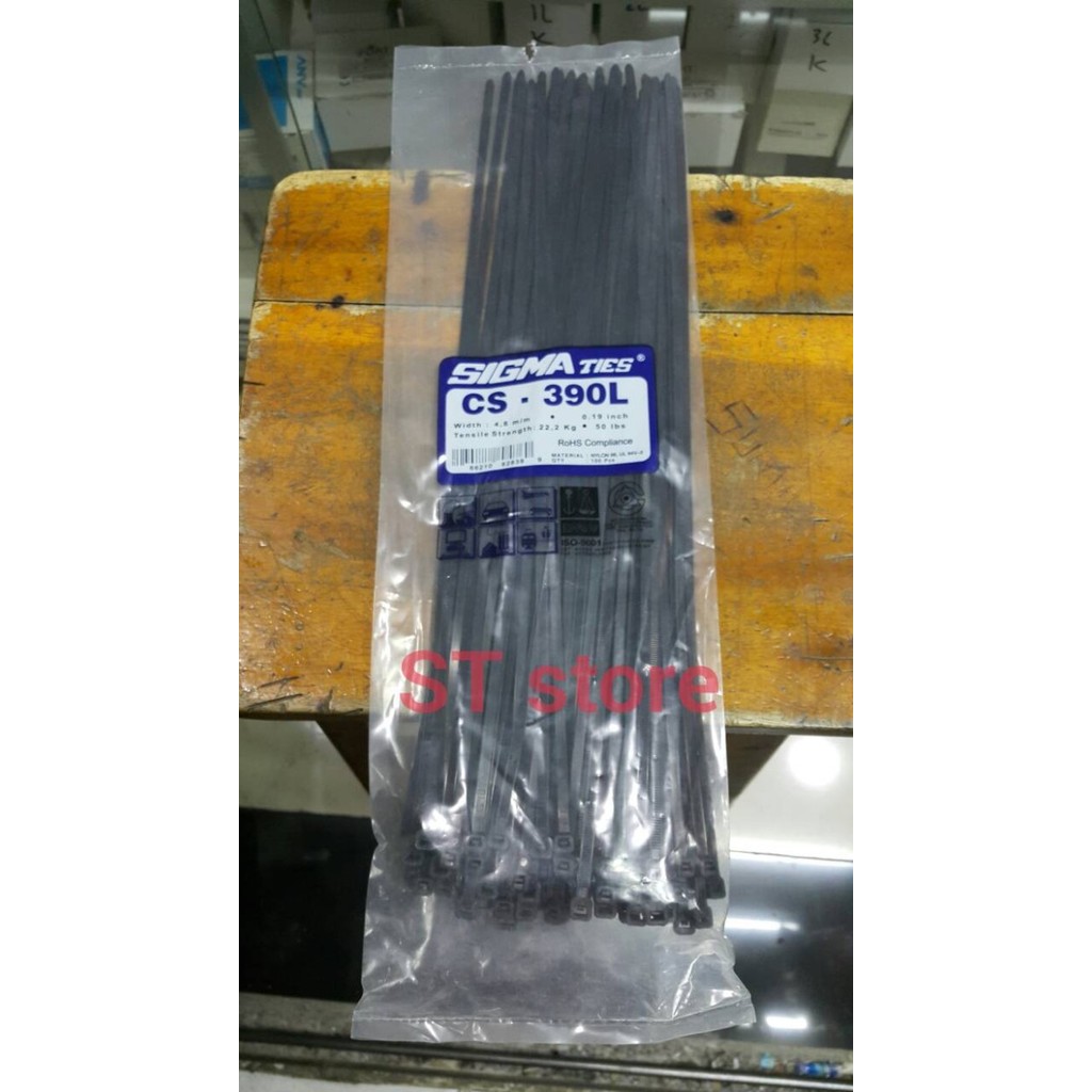 Kabel ties / Cable ties sigma 40cm hitam