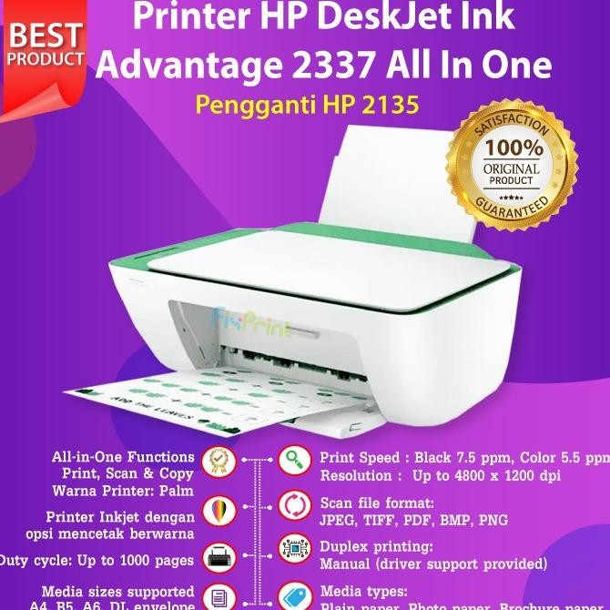 Printer Hp 2335 2336 2337 Print, Scan, Copy 2775 2776 Printer 2135 New