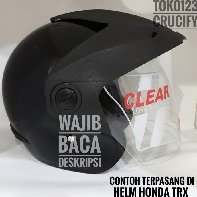 Goodseller| Kaca Helm Honda Half face