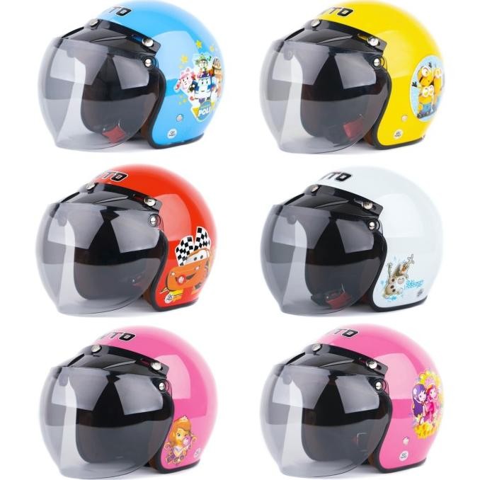 [Helm Anak] Wto Helm Anak Retro Neo