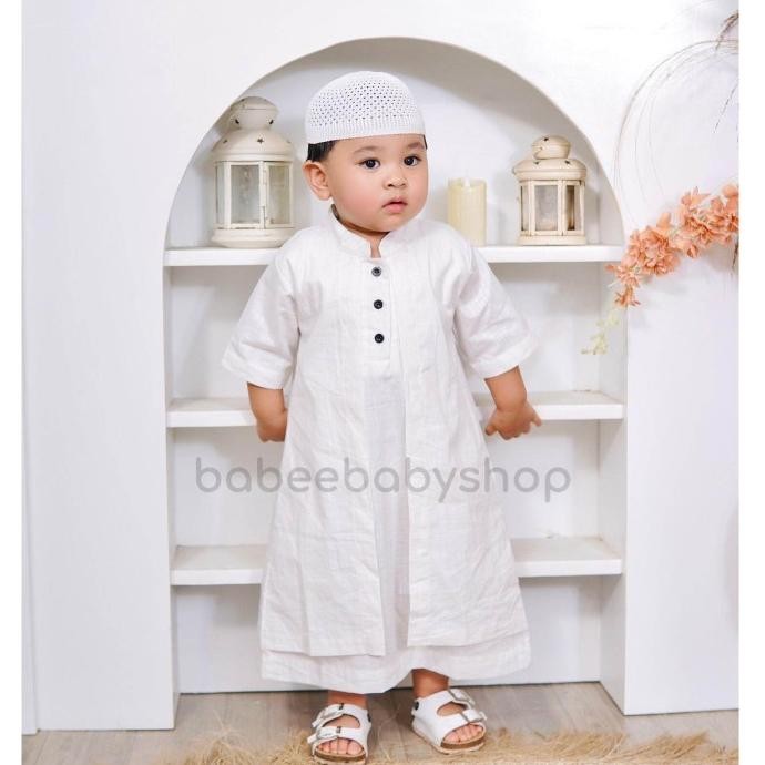KOKO JUBAH ARAB ANAK PAKISTAN LINEN IMPORT MEWAH BAJU GAMIS MUSLIM