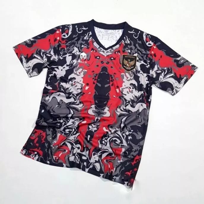 BAJU BOLA TIMNAS JERSEY TIMNAS INDONESIA TRAINING PRE MATCH