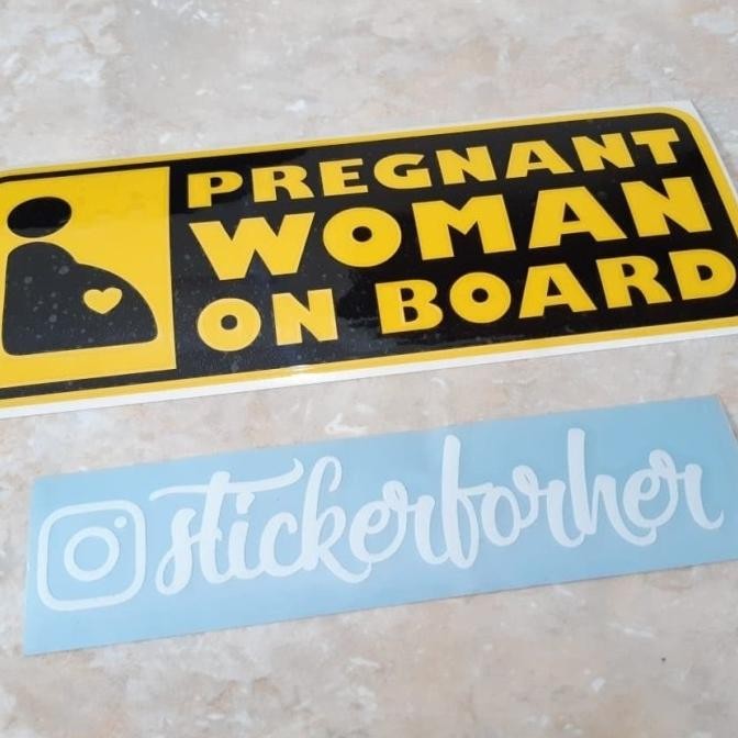 

Goodseller| Stiker mobil Ibu Hamil / Pregnant Woman On Board Safety Sign