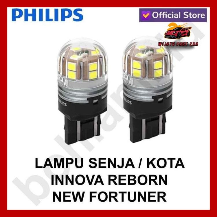 LAMPU LED SENJA KOTA INNOVA REBORN PHILIPS ULTINON PRO6000 T20 PUTIH