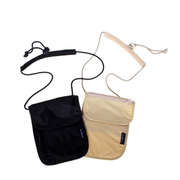 HOT SALE Tas paspor pria dan wanita leher tas leher