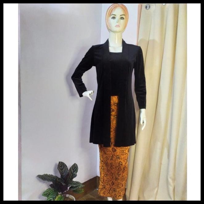 Kebaya Beludru Kartini / Baju Kartini / Kebaya Kutubaru Best Seller