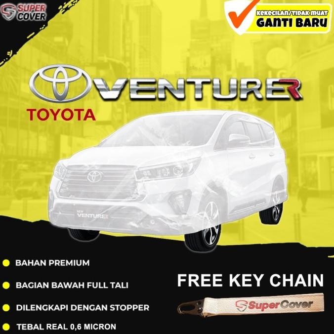 Cover Sarung Mobil Plastik Transparan Anti Air Innova Reborn