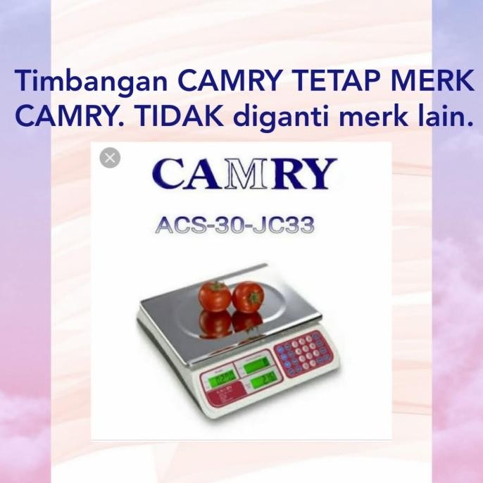 Timbangan Digital Camry Acs 30 / Timbangan Laundry